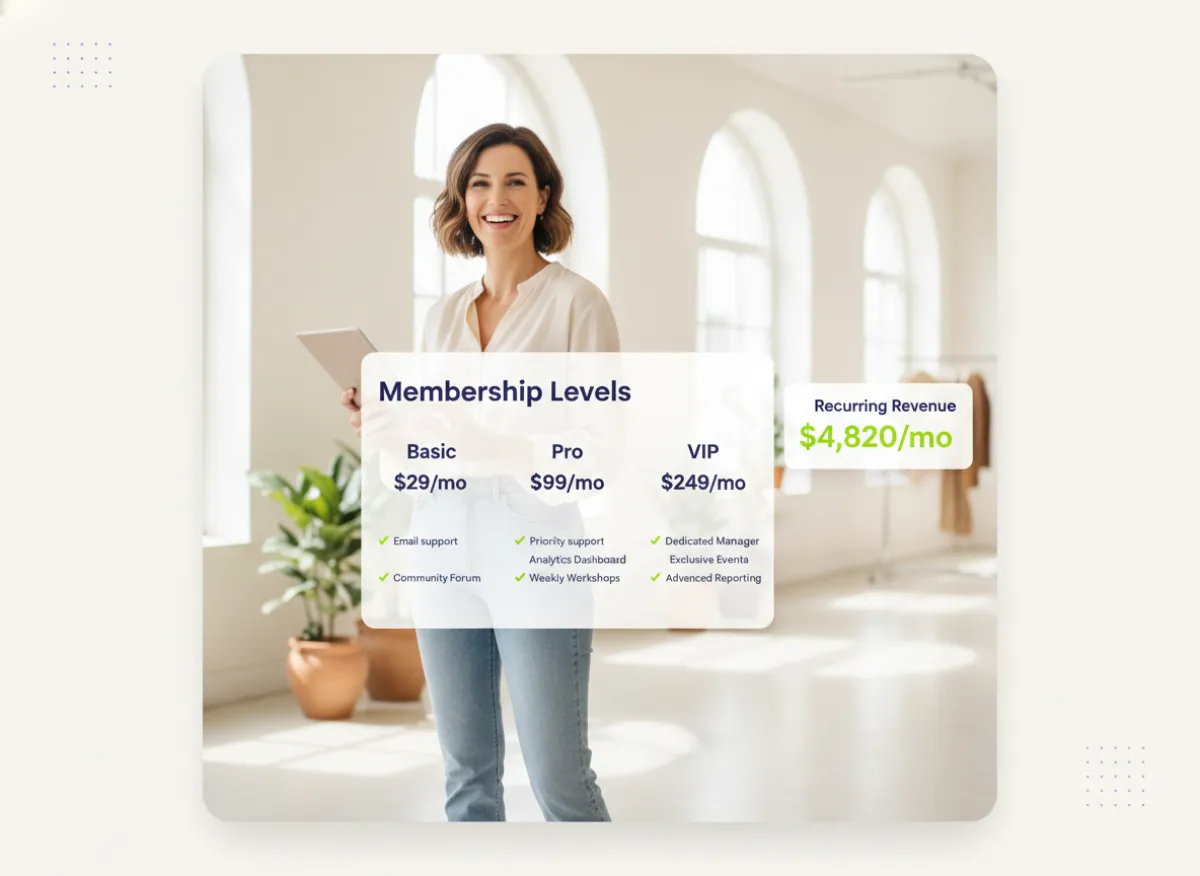 Courses, Community and Membership: Membership Platform