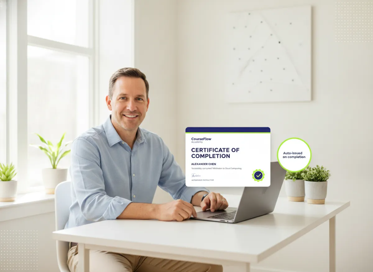 Courses, Community and Membership: Certificate