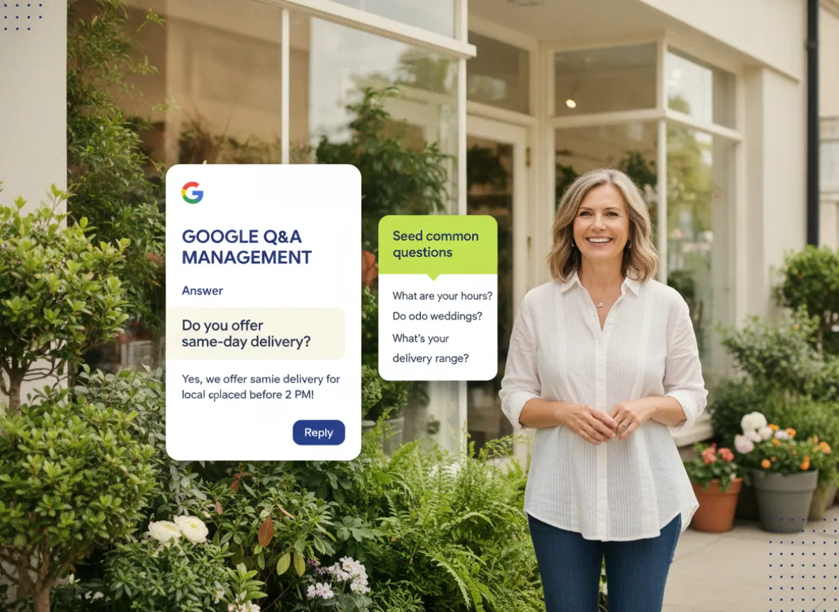 Reviews and Reputation: Google Q&A Management